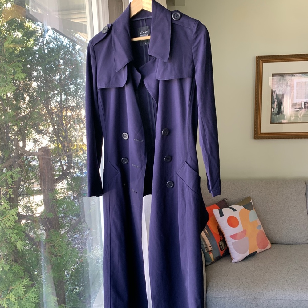 Limi Feu Asymmetrical Light Trench Jacket (yohji yamamotos daughter!)